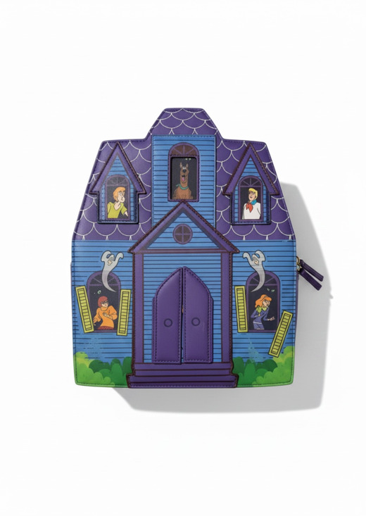 Loungefly Handbags - Loungefly Scooby-Doo Mystery Inc. Haunted Mansion Lenticular Mini Backpack